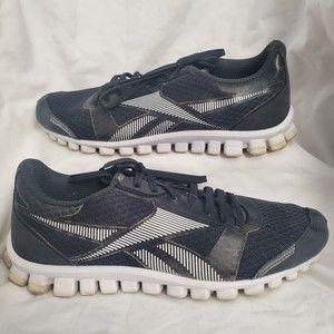 Reebok RealFlex Athletic Shoes Mono Gravel White J89776 Women's Size 8.5